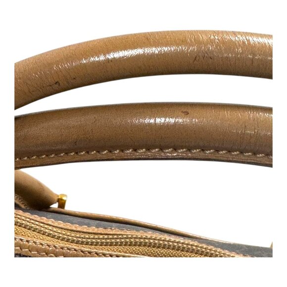 Christian Dior Black x Brown Monogram Trotter Honeycomb Boston Bag Vtg Box Gift - Picture 6 of 16